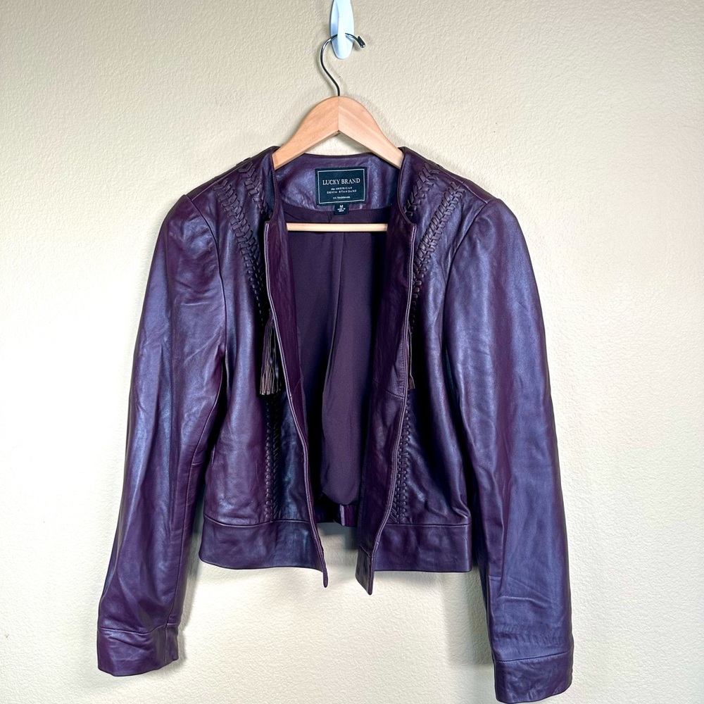 Excellent Condition Lucky Brand Leather Jacket